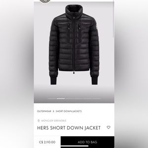 Men’s Moncler Down Jacket